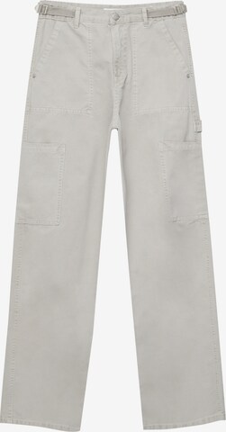 Pull&Bear Loosefit Broek in Grijs: voorkant