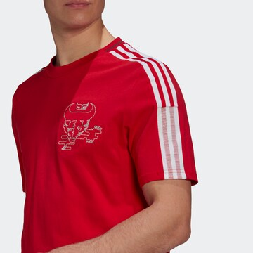 ADIDAS PERFORMANCE Loosefit Trikot in Rot