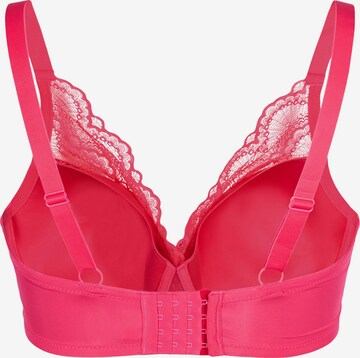 Devoted by Zizzi T-shirt Bra 'LJULY' in Pink