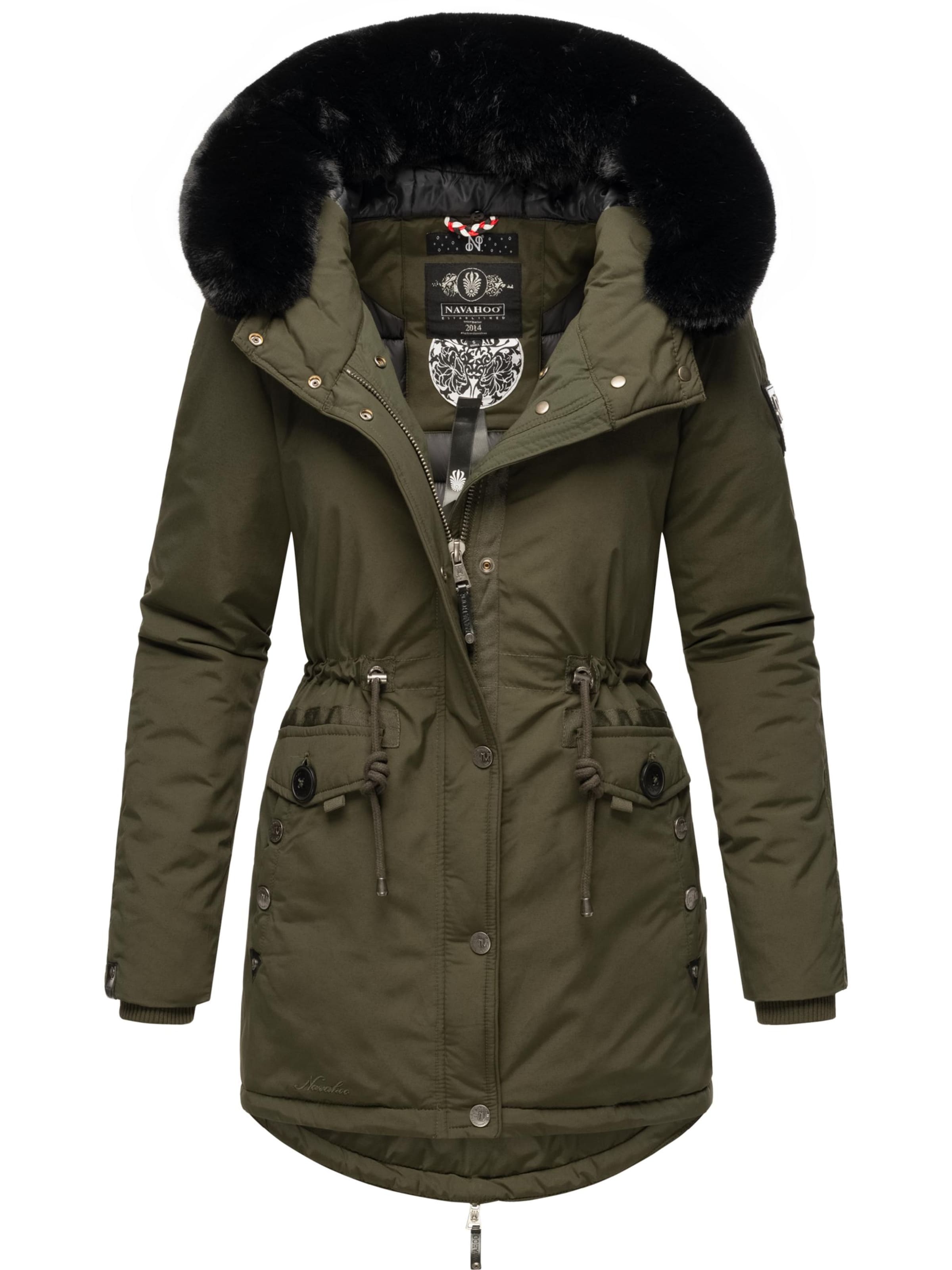 Parka de iarnă 'Sweety Deluxe' de la NAVAHOO pe verde