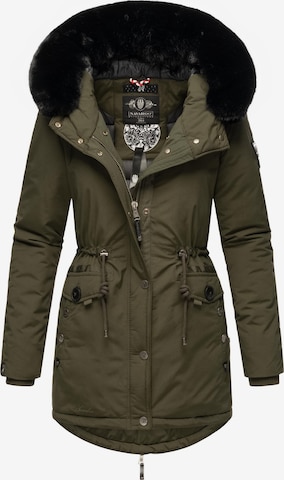 NAVAHOO Winterparka 'Sweety Deluxe' in Groen