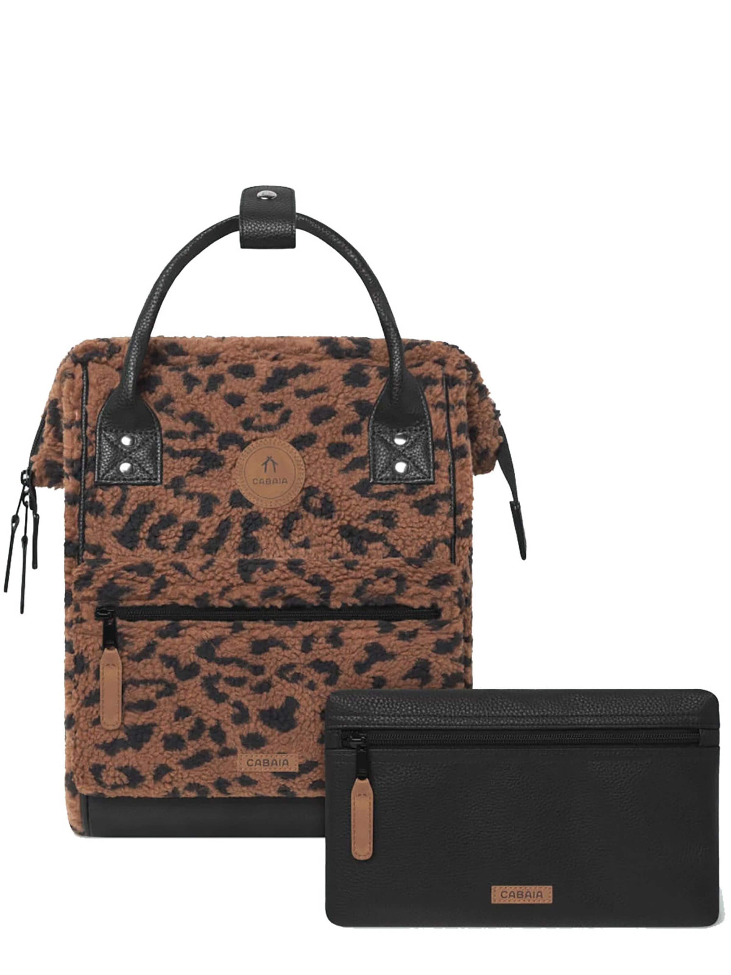 Cabaia Backpack 'Gaio S' in Brown: front