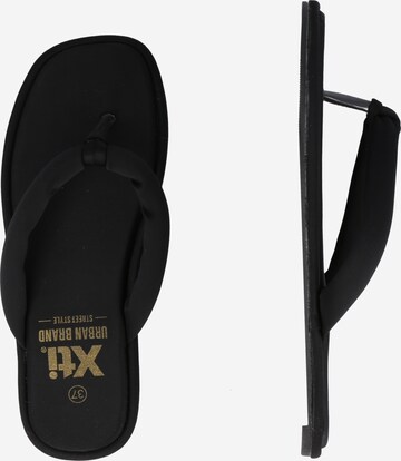 Xti T-Bar Sandals in Black