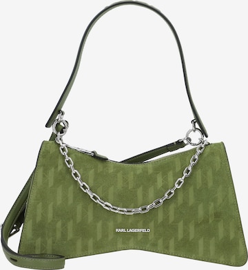 Borsa a spalla 'Seven' di Karl Lagerfeld in verde: frontale