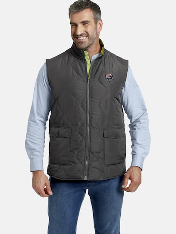 Charles Colby Bodywarmer 'Sir Brock' in Grijs: voorkant