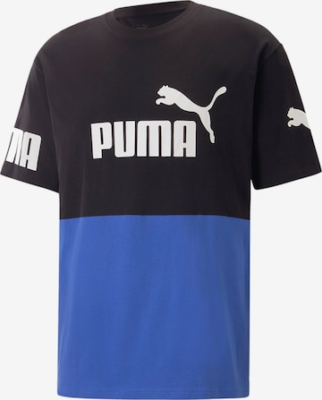 PUMA Shirt 'POWER' in Blauw: voorkant