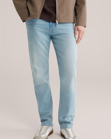 WE Fashion Normální Džíny – modrá: přední strana