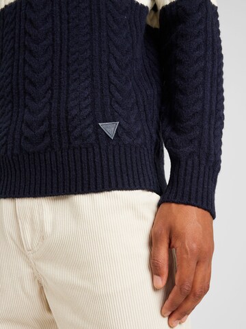 GUESS Sweater 'ELRIC' in Blue