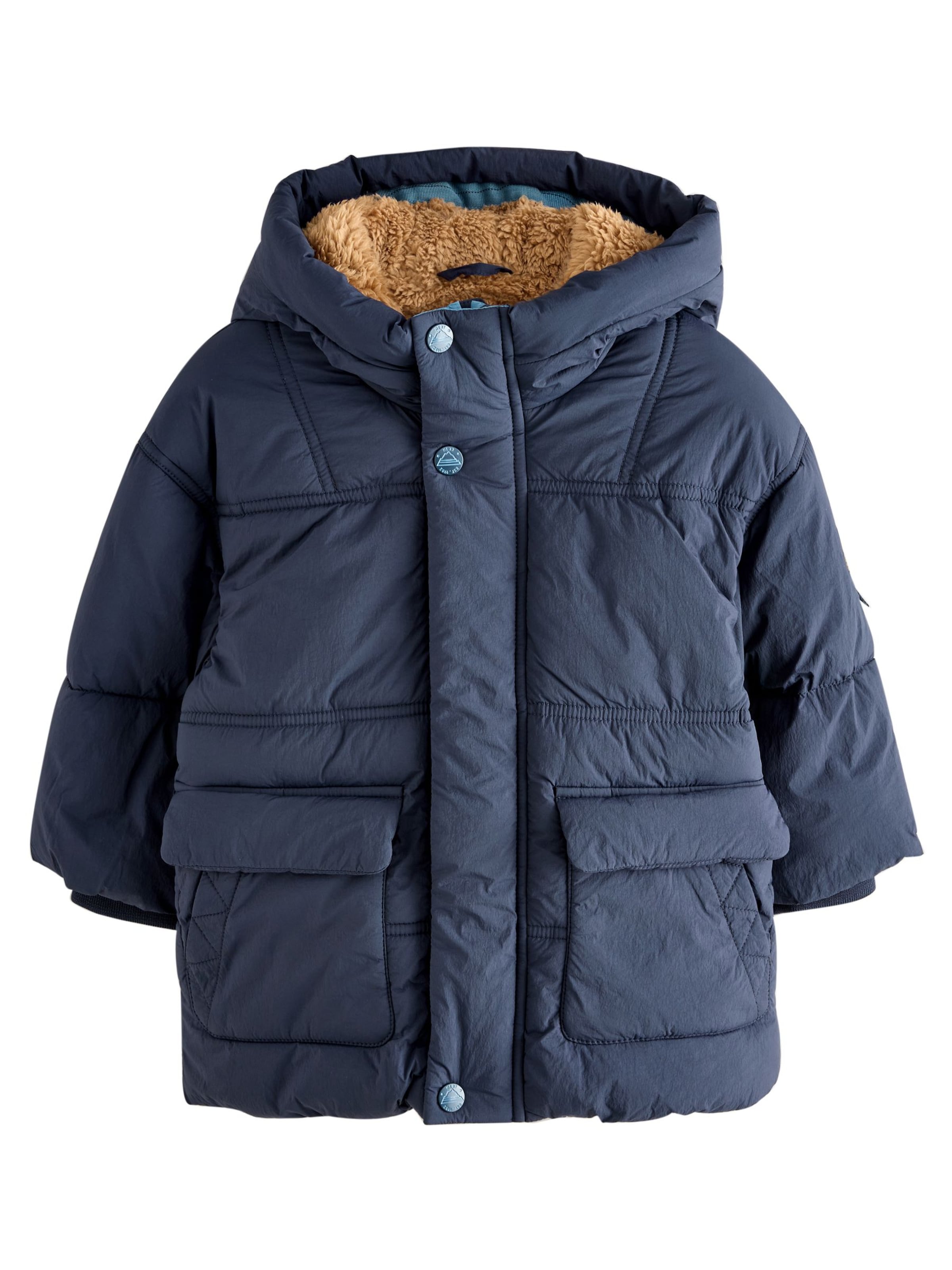 Next Зимно яке в синьо: отпред