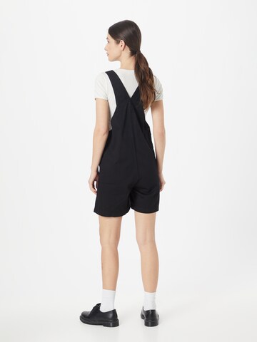 Monki Regular Latzhose in Schwarz