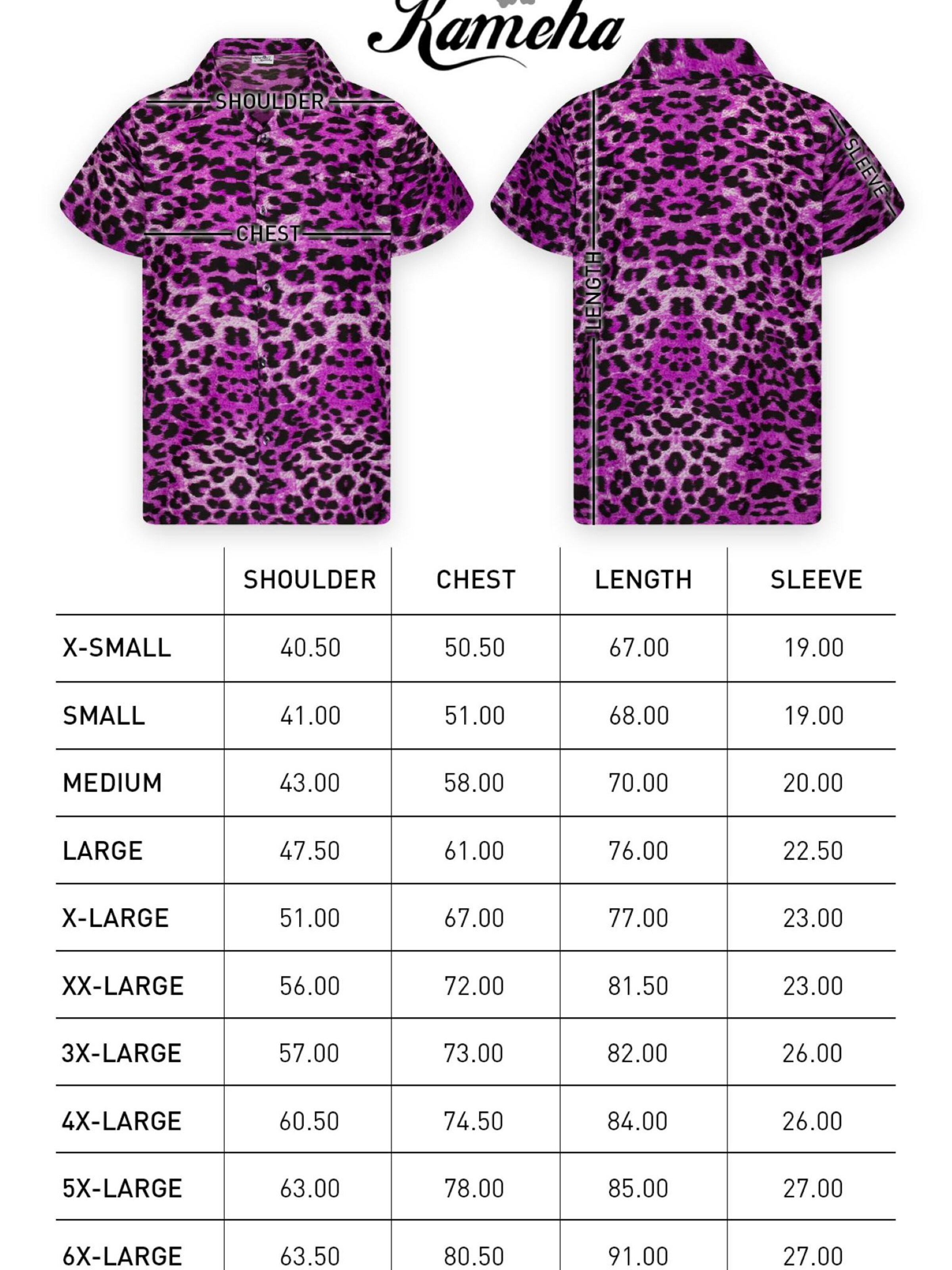 King Kameha Shirt 'Leopard'‌‌‌ in Lila