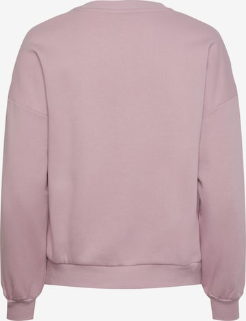 PIECES - Sweatshirt 'FREYA' em rosa