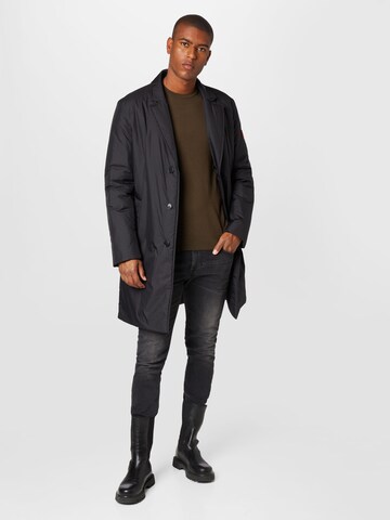 HUGO Red Between-seasons coat 'Marlon' in Black