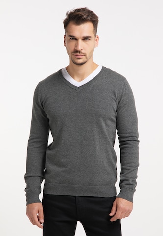 Pull-over RAIDO en gris : devant