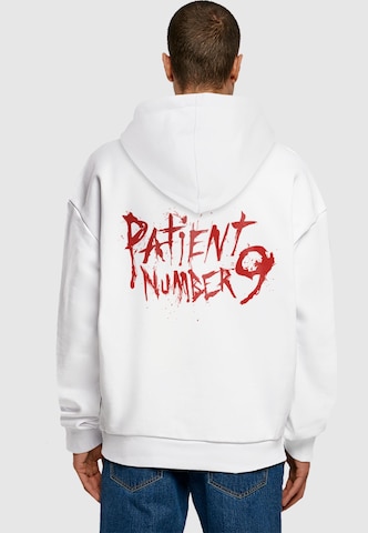 Merchcode Sweatshirt 'Ozzy Osbourne - Patient 9' in White: front