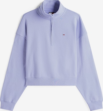 Tommy Jeans Sweatshirt in Lila: voorkant