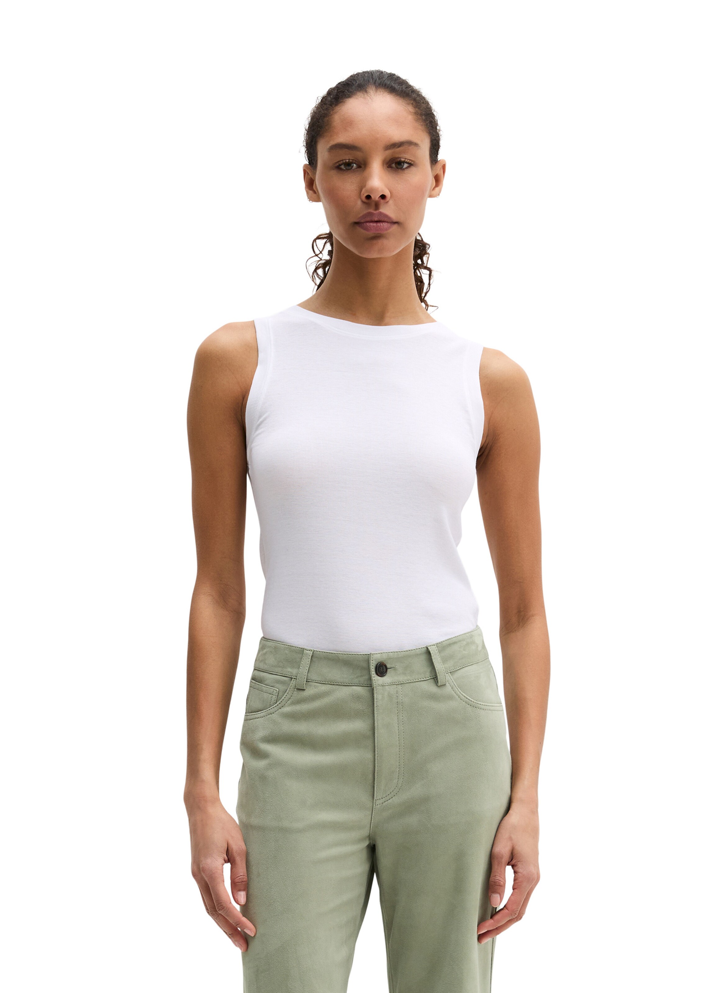 Marc O'Polo Top in Weiß: Vorderseite