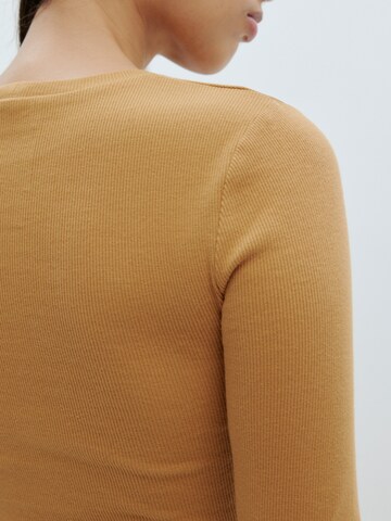 EDITED Shirt 'Oxana' in Brown