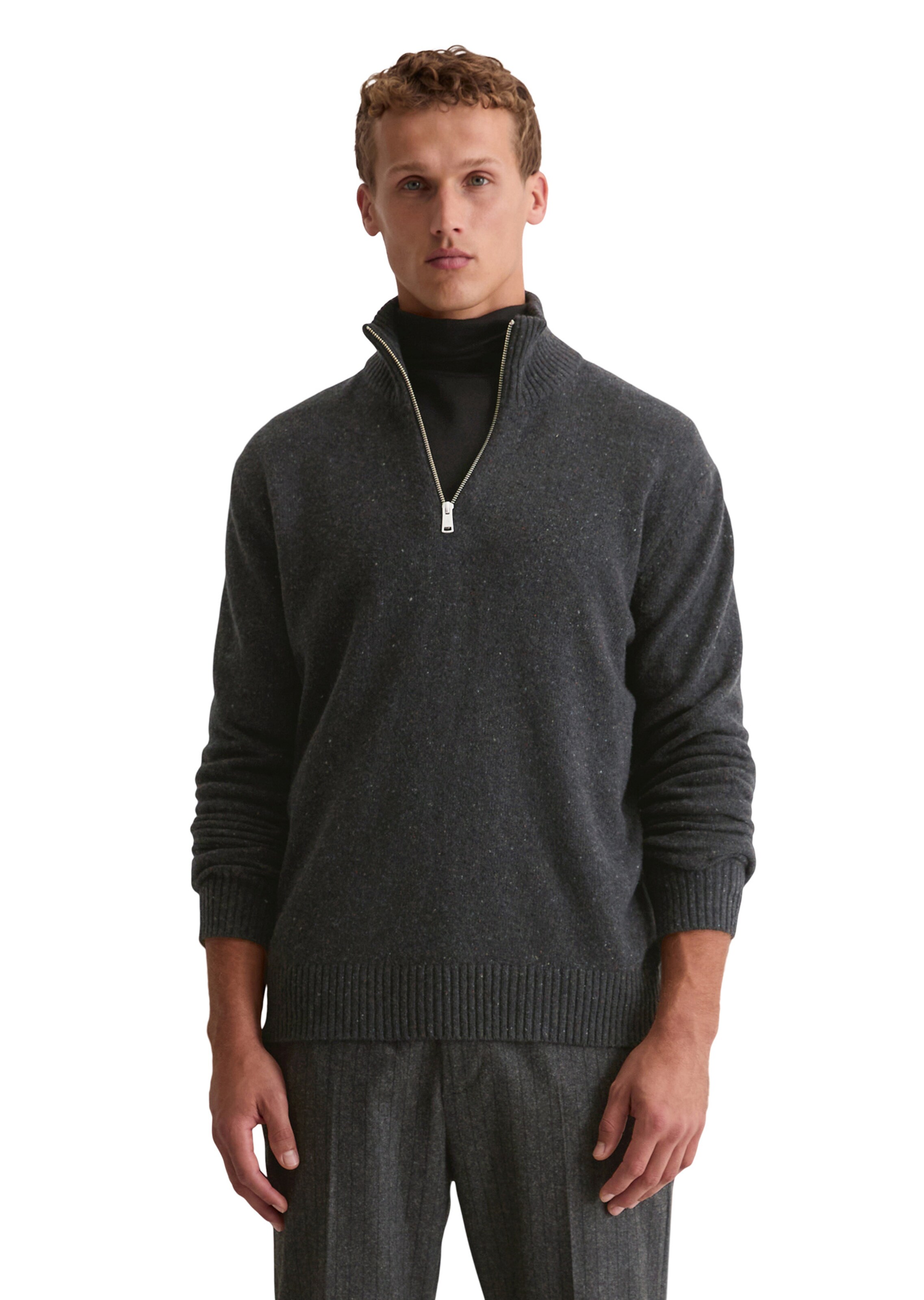 Marc O'Polo Pullover in Schwarz: Vorderseite