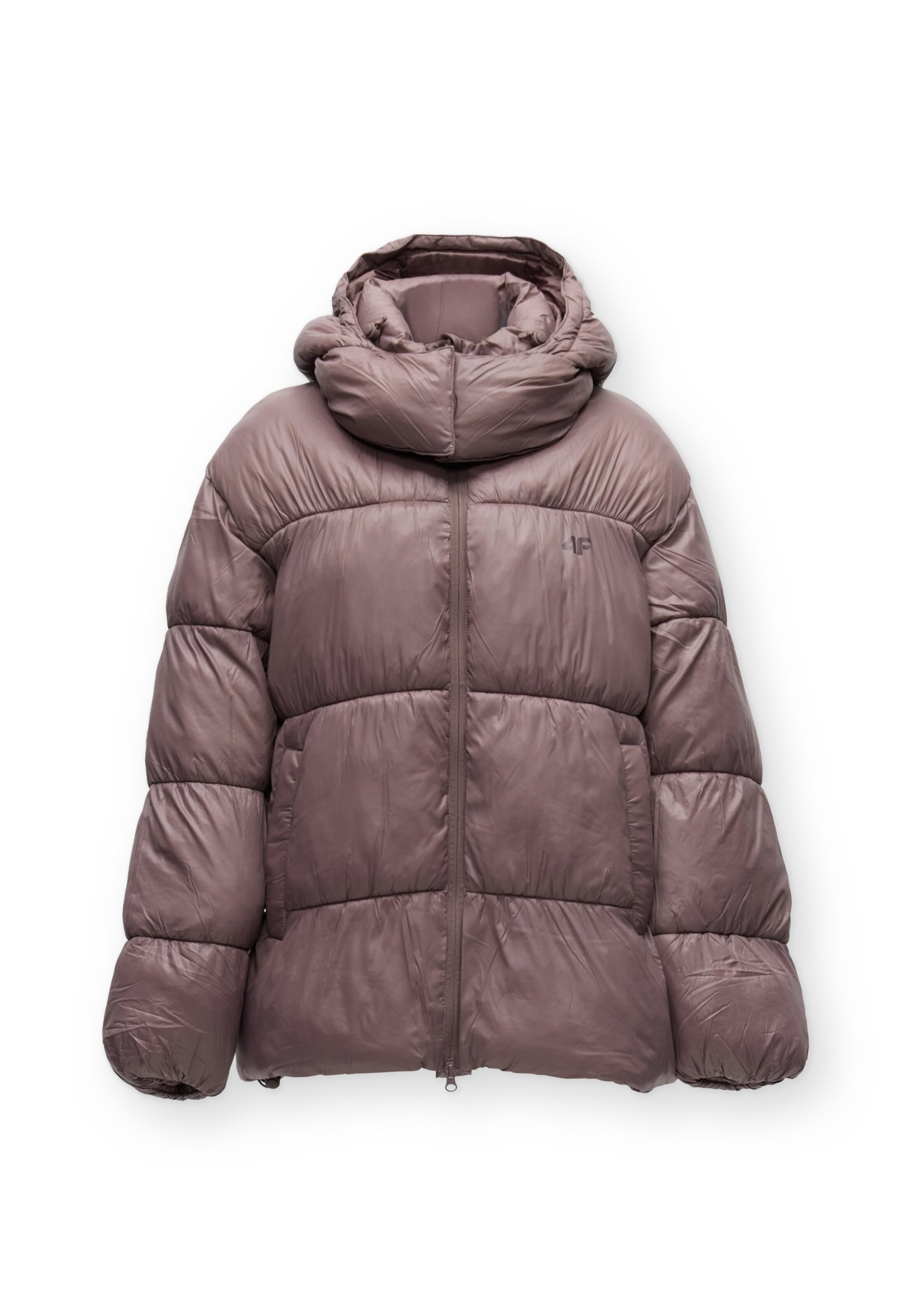 4F Outdoor jacket in Brown: front