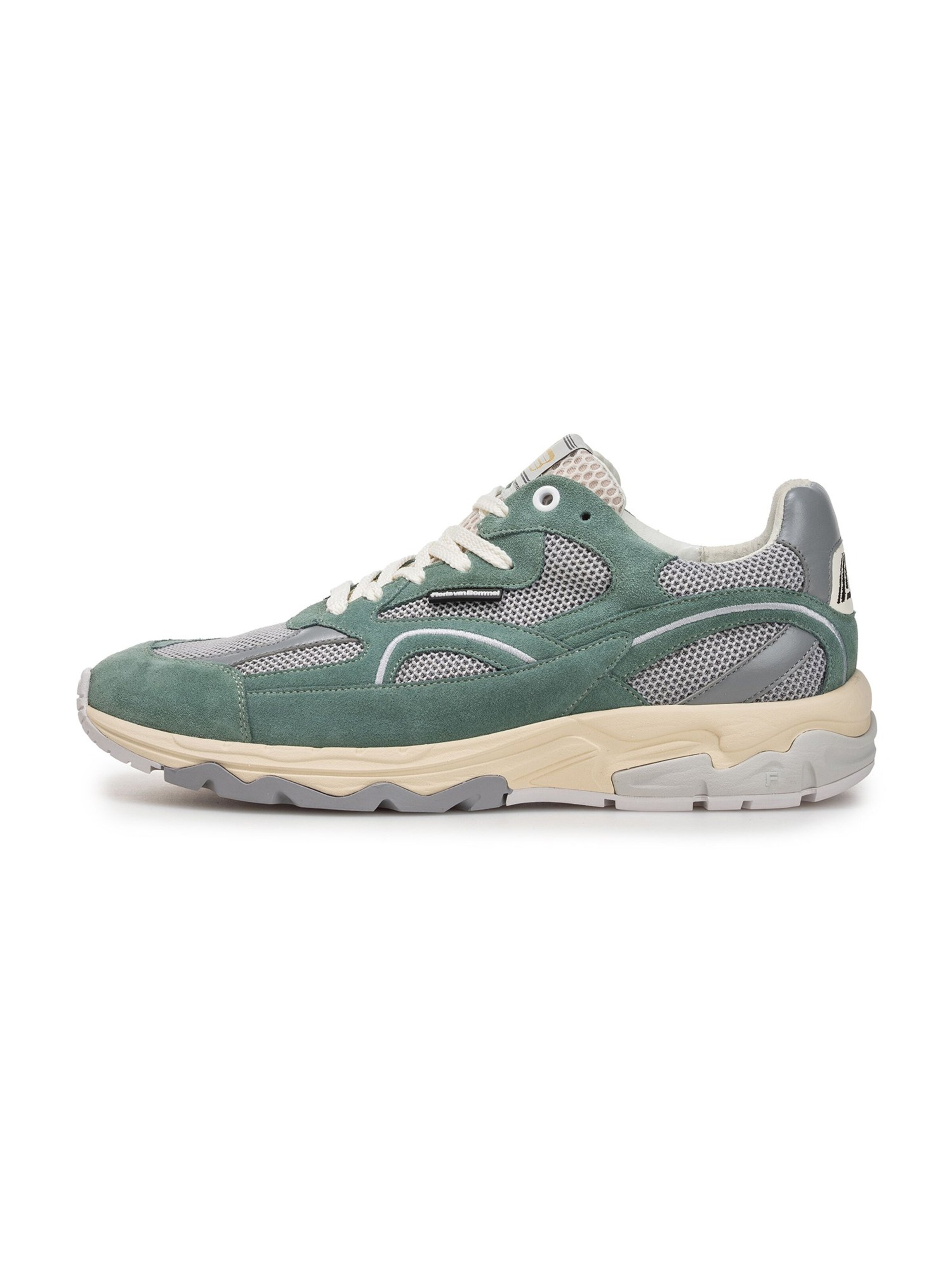 Sneaker bassa 'Rezer 01' di Floris van Bommel in verde: frontale