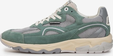 Sneaker bassa 'Rezer 01' di Floris van Bommel in verde: frontale
