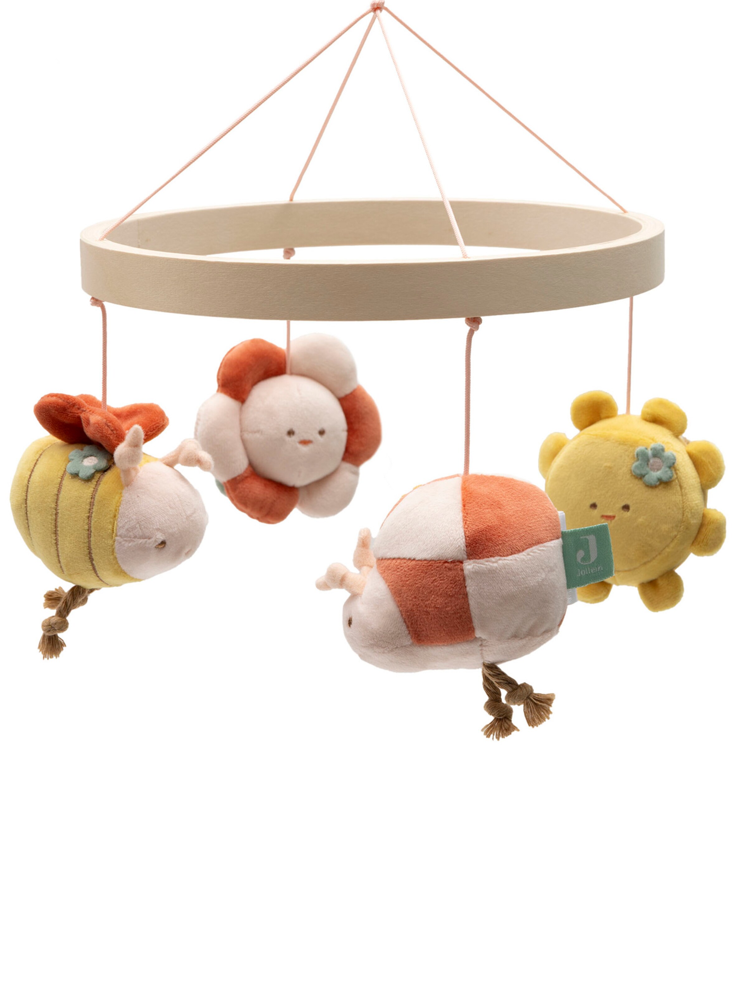 Animaux en peluche 'Pretty Picnic' Jollein en mélange de couleurs : devant