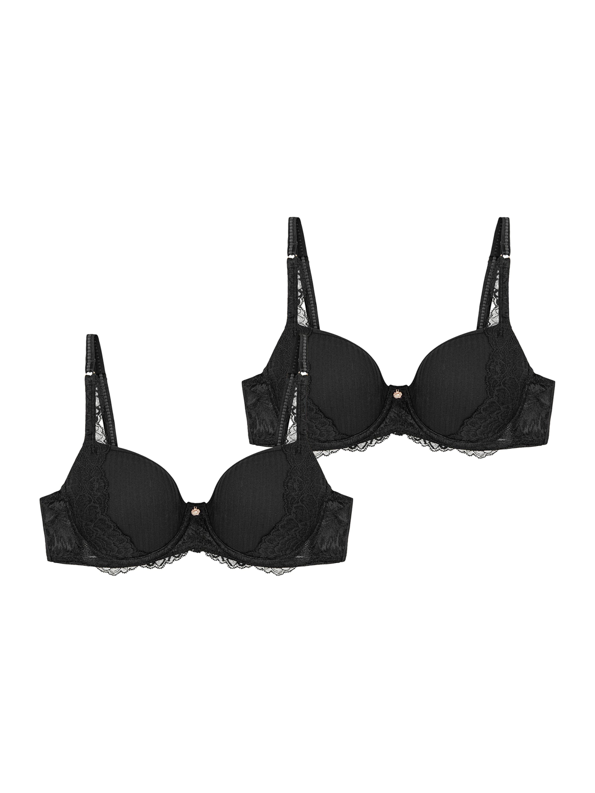Invisible Soutien-gorge 'Peony' TRIUMPH en noir : devant