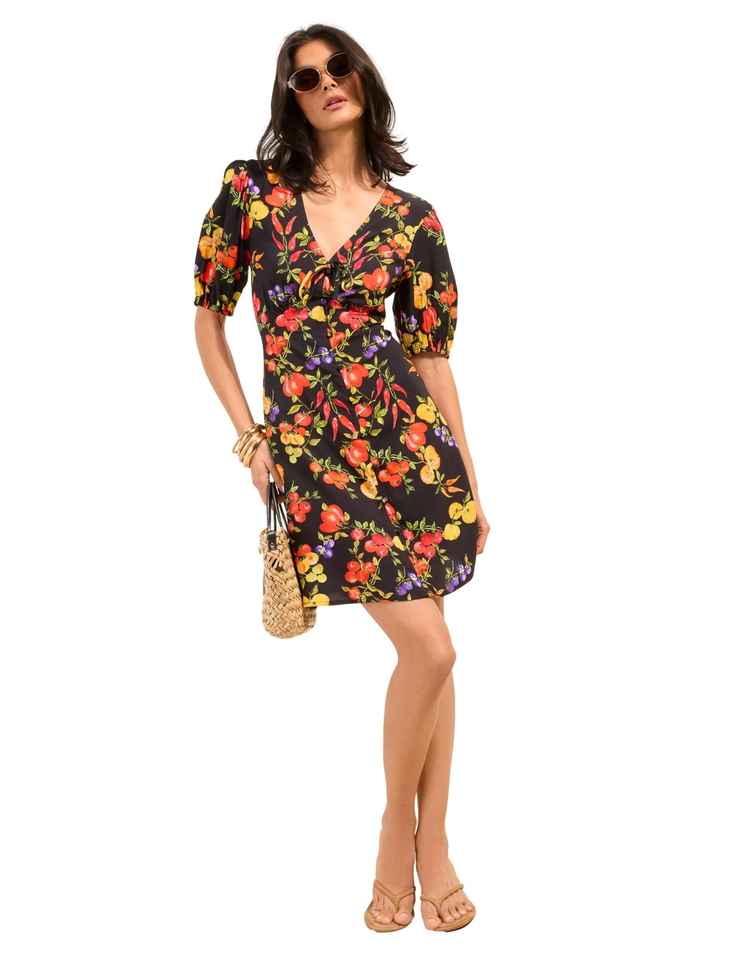 Friends Like These Šaty - Čierna: predná strana