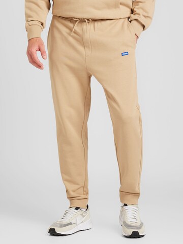 HUGO Joggingpak 'NalonsoNap' in Beige