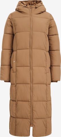 WE Fashion Winter coat in Brown: front