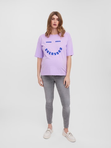 Vero Moda Maternity Shirt 'Sky Ecody' in Purple