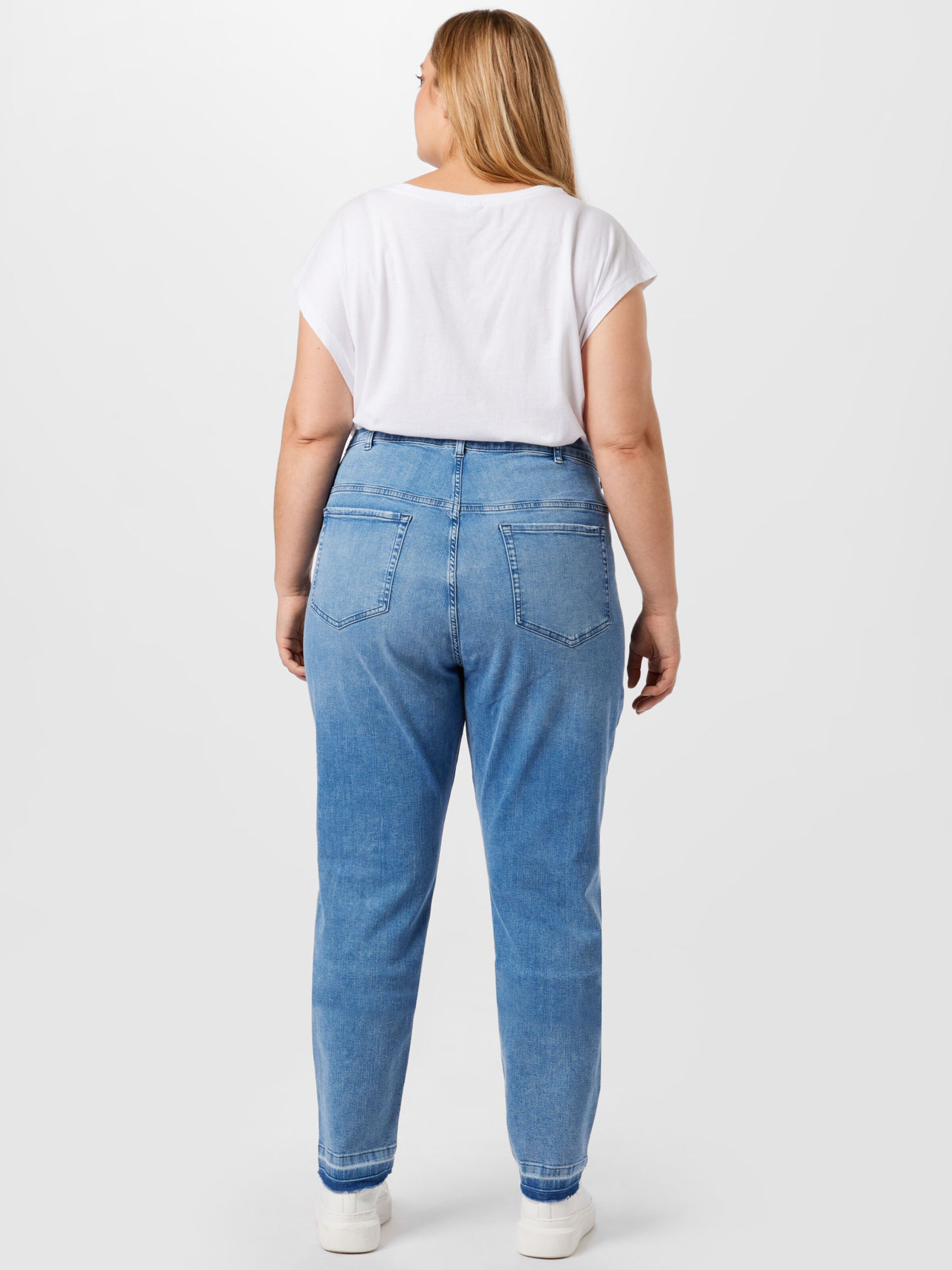 Frauen Jeans Zizzi Jeans 'CLARA' in Blau - MI73942