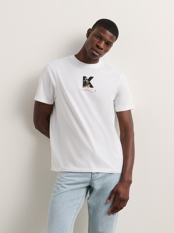 Karl Lagerfeld Футболка 'Disney x Karl Lagerfeld' в Белый: спереди