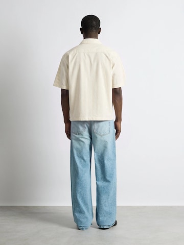 Burocs Comfort fit Button Up Shirt in Yellow