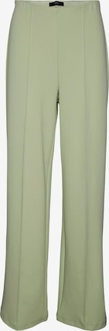 VERO MODA Pleated Pants 'Becky' in Green: front