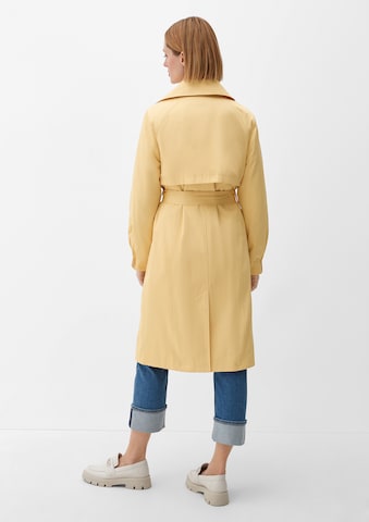 s.Oliver BLACK LABEL Between-Seasons Coat in Yellow