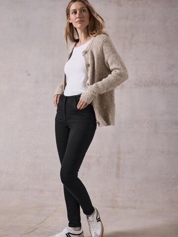 CECIL Skinny Jeans 'Vicky' in Schwarz