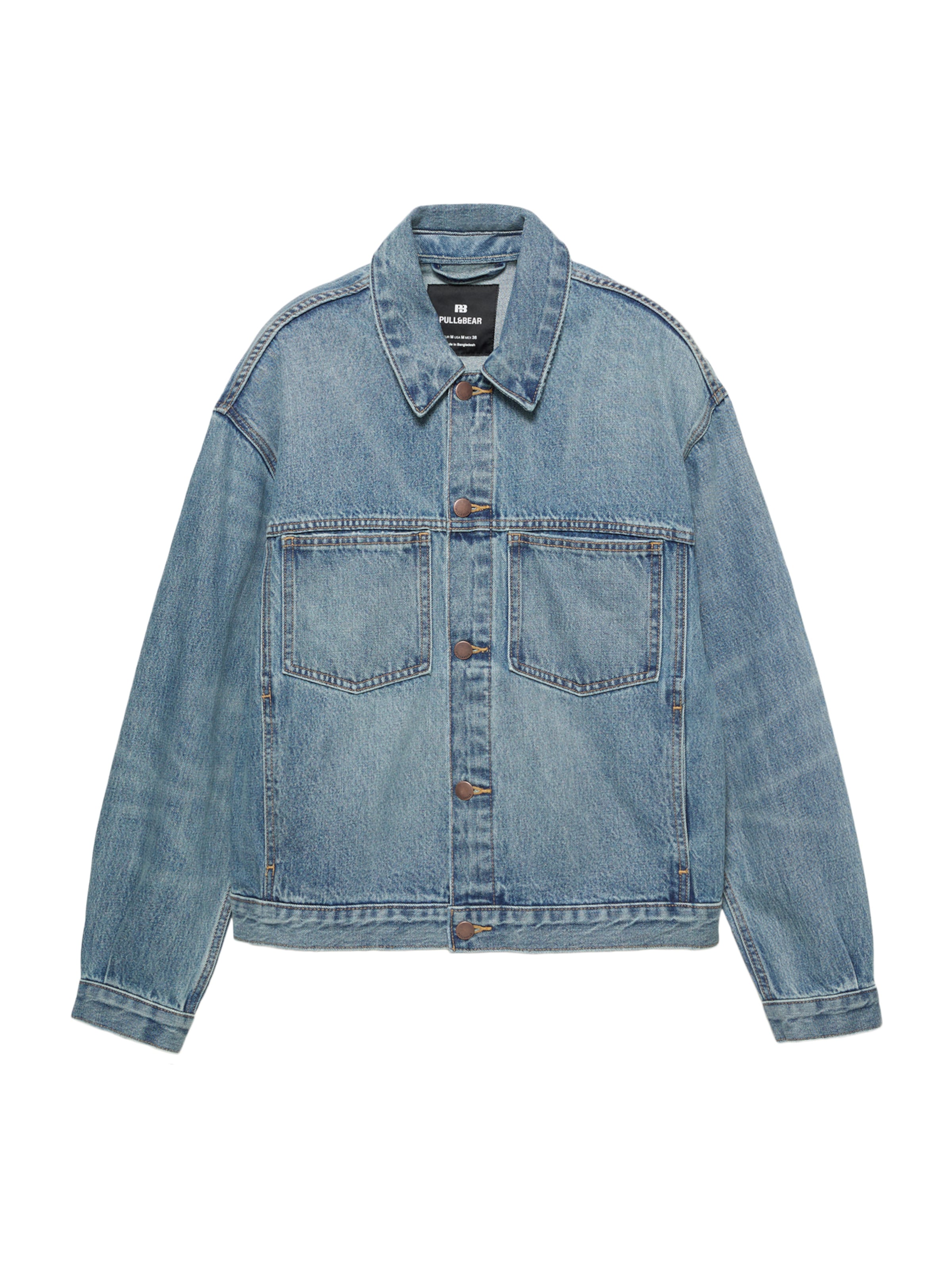 Pull&Bear Between-season jacket in Blue denim, Item view