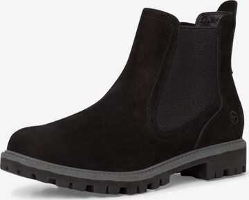 TAMARIS Chelsea Boots in Black: front