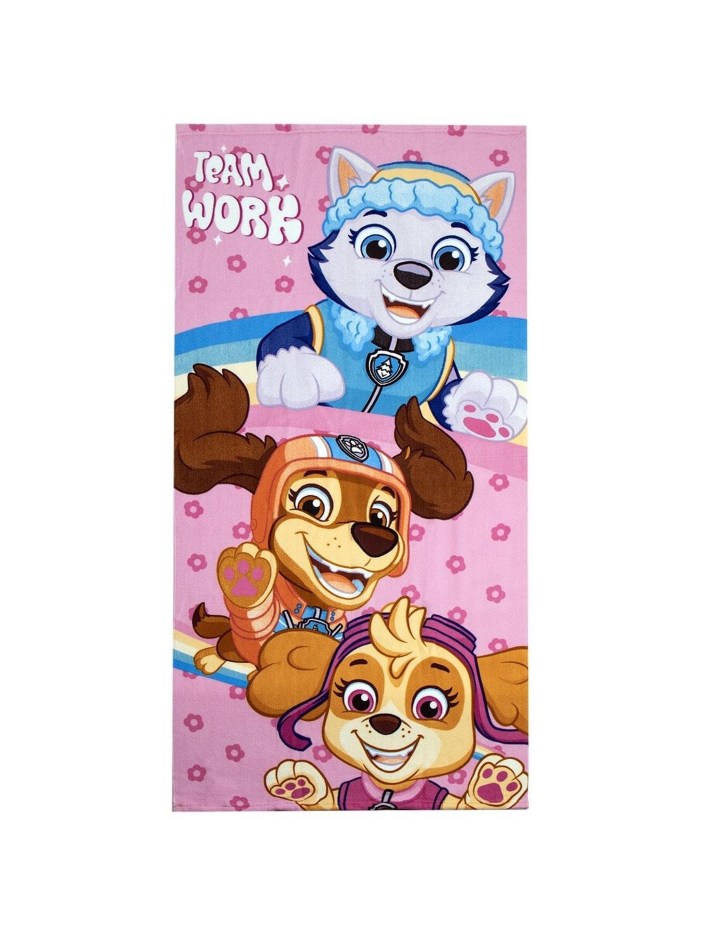 DISNEY Beach Towel 'Paw Patrol Handtuch' in Pink: front