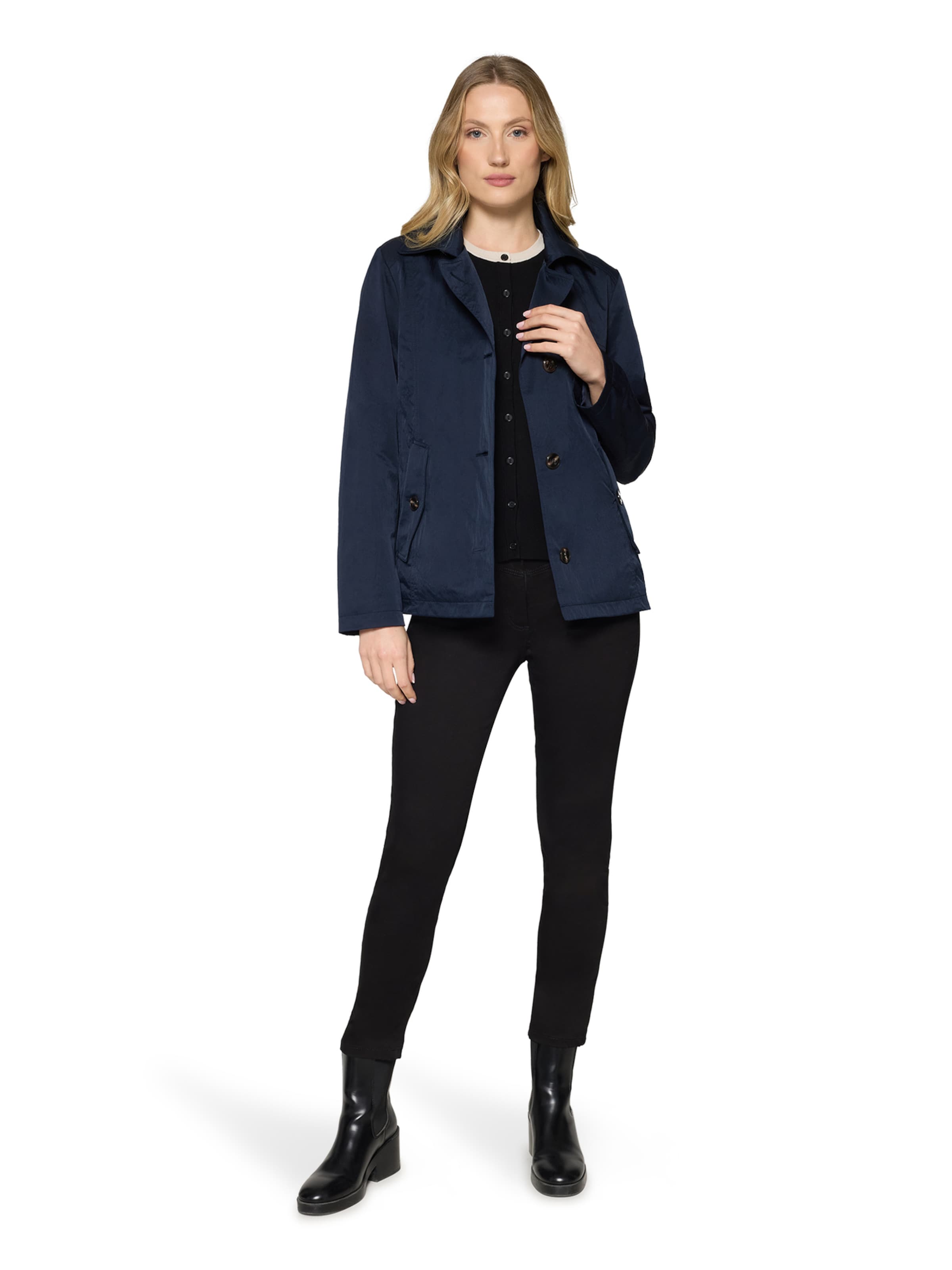 Betty Barclay Kurzmantel mit Kragen in Blau