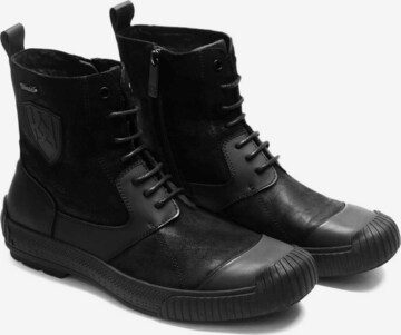 Kazar Lace-Up Boots in Black