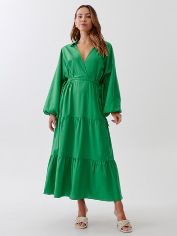 Tussah Dress 'NINAH' in Green: front