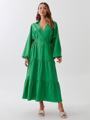 Tussah Dress 'NINAH' in Green: front