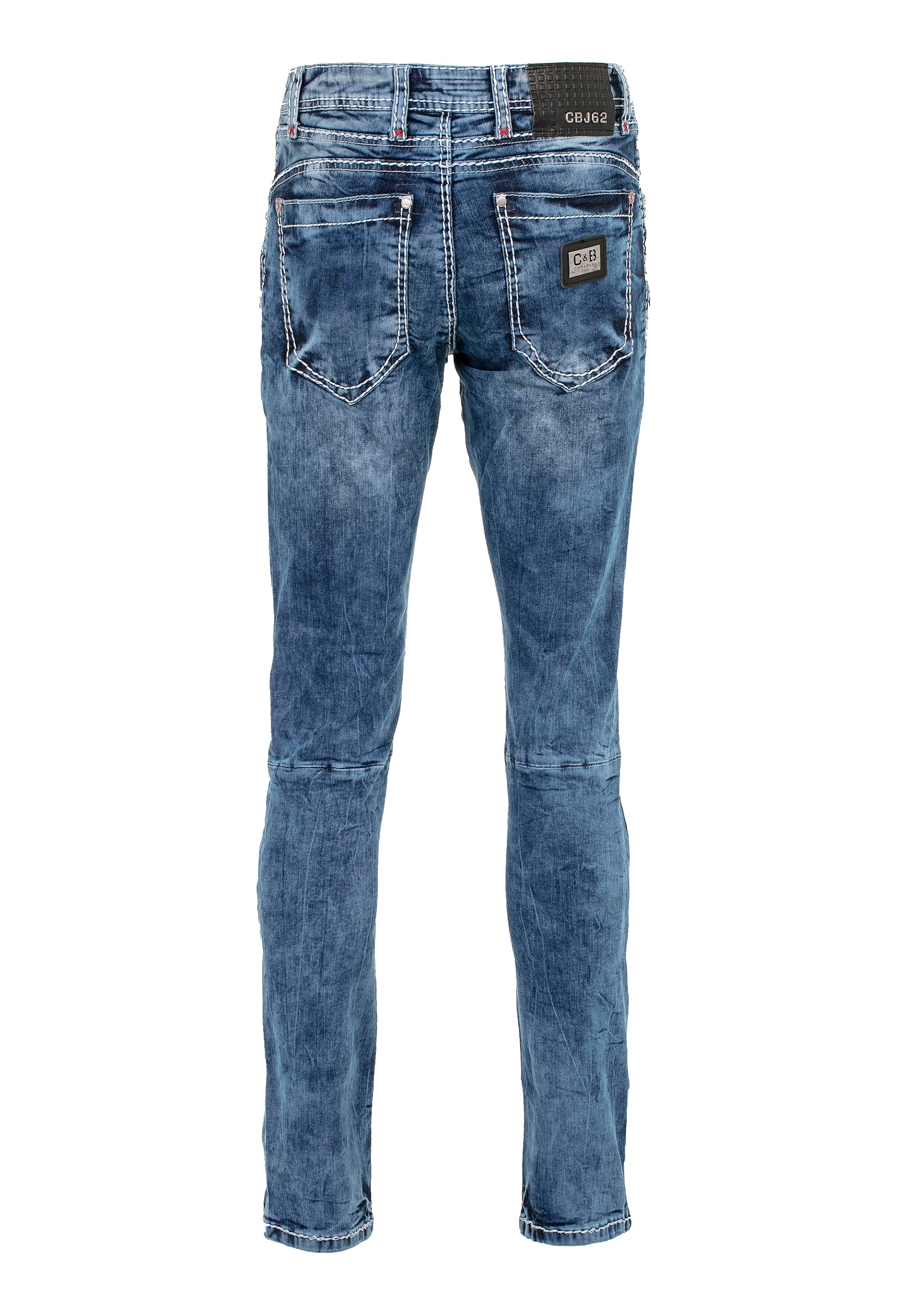 CIPO & BAXX Regular Jeans 'DENIM' in Blauw