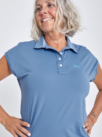SPORTKIND Funktionsshirt 'Polo Shirt Loose-Fit'‌‌‌‌‌‌‌‌ in Grau