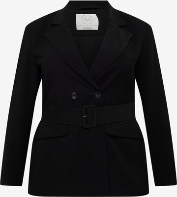 Blazer Guido Maria Kretschmer Curvy en noir : devant