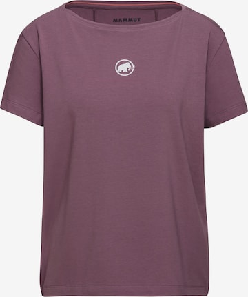 MAMMUT Performance Shirt 'Seon Original' in Purple: front