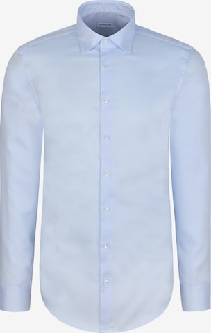 Fit confort Chemise business 'Smart Essentials' SEIDENSTICKER en bleu : devant